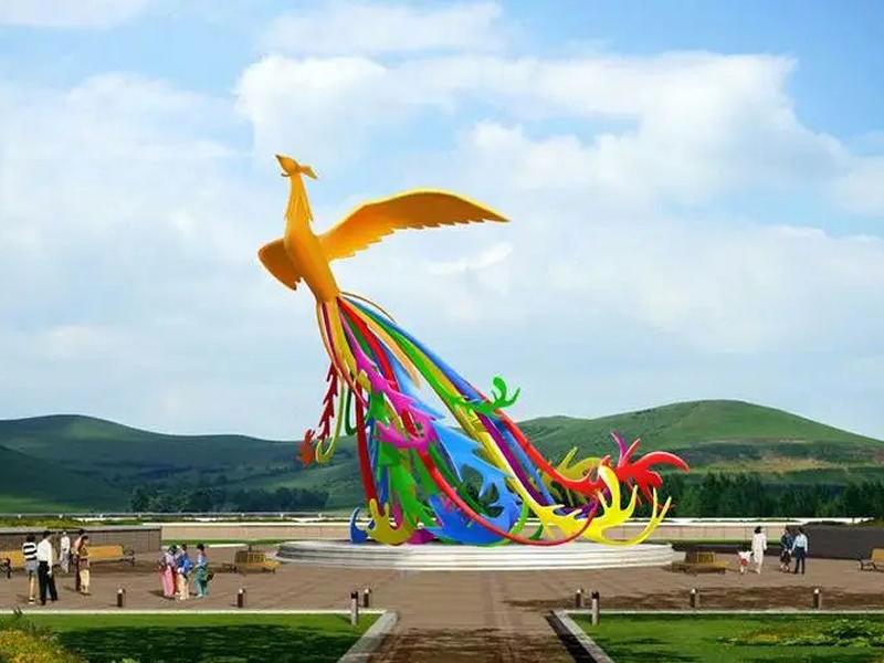 四川不銹鋼雕塑案例